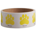 Paw Print Stickers-Yellow/100 Rl